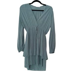 MANGO Pretty Green Dress